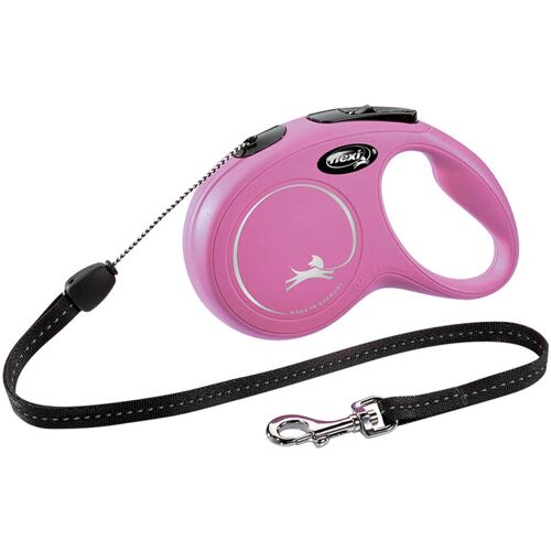 Nobby Leine Flexi New Classic Seil Hundeleine Pink S (5m)