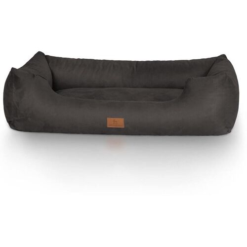 Knuffelwuff Hundebett Dreamline Velours Schwarz M-L