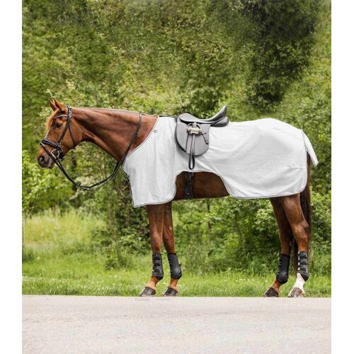 Waldhausen Fliegenausreitdecke Protect Silbergrau/Grau 155 cm kavalio - für mich und mein Pferd - Silbergrau/Grau