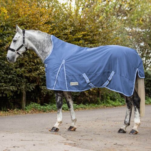Waldhausen Outdoordecke 200g Economic High Neck Weidedecke himmelblau 145 cm kavalio - für mich und mein Pferd - himmelblau