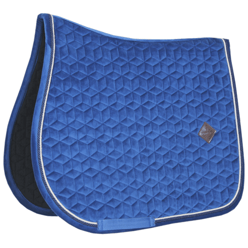 Kentucky Horsewear Springschabracke Basic Velvet Sattelunterlage Marine Full kavalio - für mich und mein Pferd - Marine