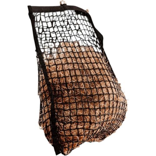 Grooming Deluxe Heunetz Quadratisch Easy Fill Heusack Schwarz M-4.5cm kavalio - für mich und mein Pferd - Schwarz