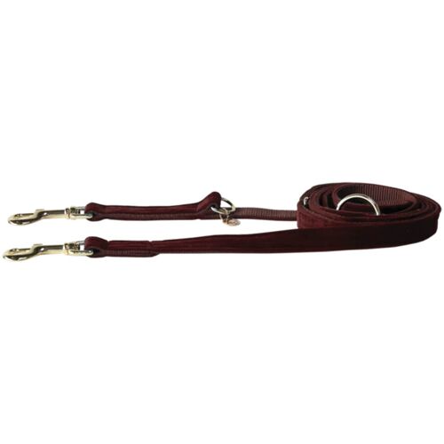 Kentucky Dogwear Hundeleine Velvet 200 cm Size L Bordeaux