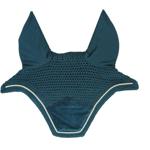 Kentucky Horsewear Fliegenmütze Wellington Velvet Smaragd Cob kavalio - für mich und mein Pferd - Smaragd