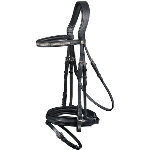 Waldhausen Trensenzaum X-Line Darlington Schwarz kavalio - für mich und mein Pferd - Schwarz