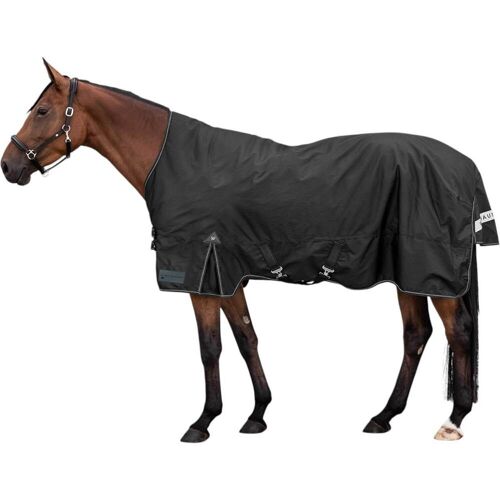 Waldhausen Outdoordecke 200g Arctic High Neck Weidedecke Schwarz 135cm kavalio - für mich und mein Pferd - Schwarz