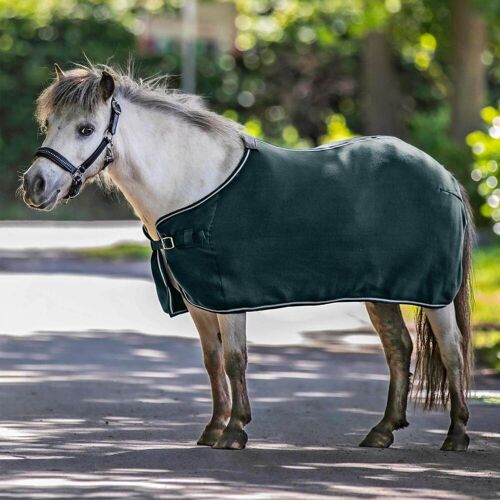 Waldhausen Abschwitzdecke Economic Fleece Tannengrün 115 cm kavalio - für mich und mein Pferd - Tannengrün