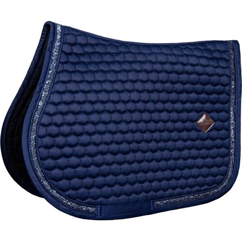 Kentucky Horsewear Springschabracke Glitzer Band Schabracke Navy Full kavalio - für mich und mein Pferd - Navy