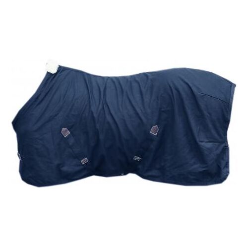 Kentucky Horsewear Abschwitzdecke Cotton Sheet Turnierdecke Transportdecke Navy 145 kavalio - für mich und mein Pferd - Navy