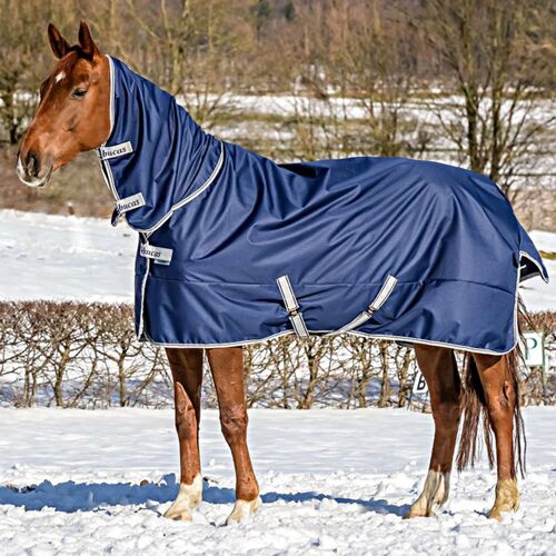 Bucas Outdoordecke 150g Freedom Turnout Full Neck Weidedecke Navy 135 kavalio - für mich und mein Pferd - Navy