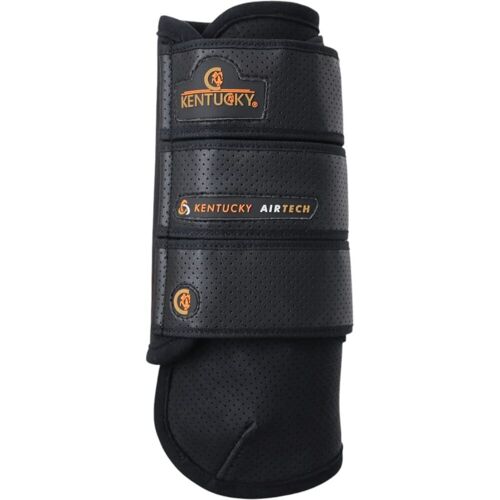 Kentucky Horsewear Geländegamaschen Air Tech Vorderbein Gamaschen Schwarz Full kavalio - für mich und mein Pferd - Schwarz