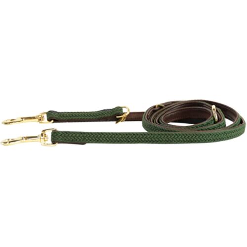 Kentucky Dogwear Hundeleine aus geflochtenem Nylon 200 cm Size S Olive Green