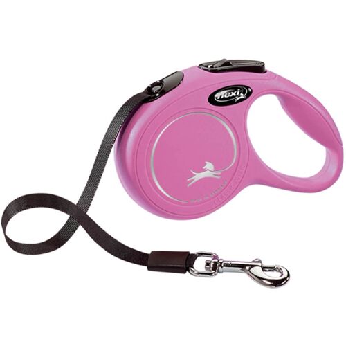 Nobby Leine Flexi New Classic Gurt Hundeleine Pink M (5m)