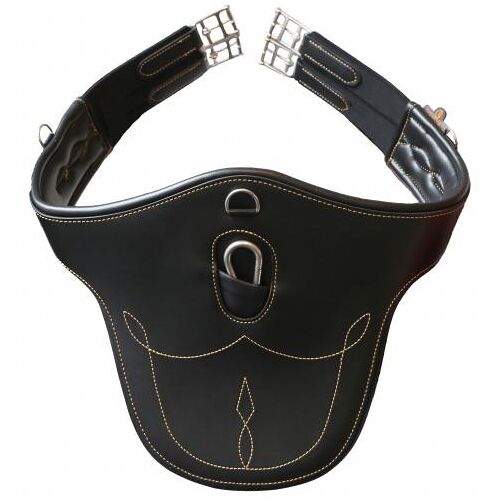 Kentucky Horsewear Stollengurt Sattelgurt mit Stollenschutz Schwarz kavalio - für mich und mein Pferd - Schwarz
