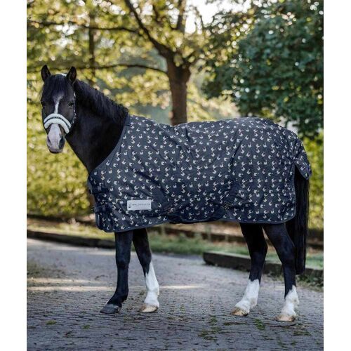 Waldhausen Outdoordecke 0g Lucky Fleece Regendecke Nachtblau/Lucky Heart 115 cm kavalio - für mich und mein Pferd - Nachtblau/Lucky Heart