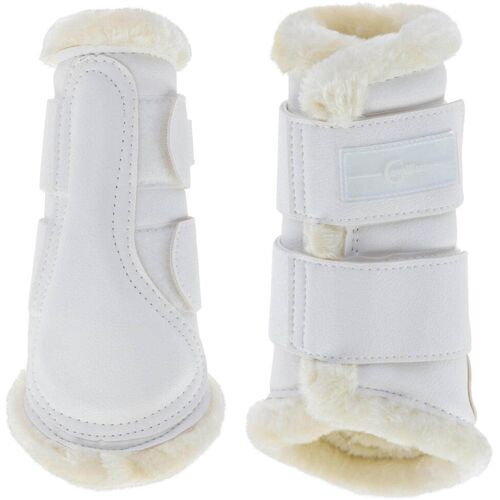Covalliero Softgamaschen Pelisa Fellgamaschen White X-Full (XL) kavalio - für mich und mein Pferd - White