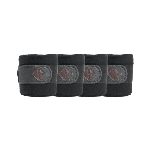 Kentucky Horsewear Fleecebandagen Glitter Bandagen Schwarz Full kavalio - für mich und mein Pferd - Schwarz