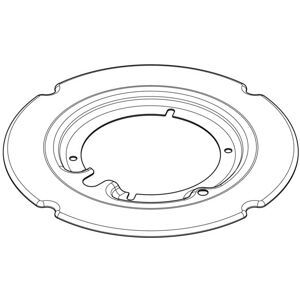 AEG Deckel - Dreikranzbrenner - Mattschwarz - Burner AEG Deckel - Dreikranzbrenner - Mattschwarz - Burner
