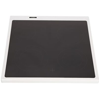 AEG Glasplatte mit Rahmen, weiss, 596x600mm - Glasplatte AEG Glasplatte mit Rahmen, weiss, 596x600mm - Glasplatte