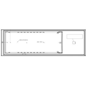 AEG Weiße Kühlschranktür - 538x1728mm AEG Weiße Kühlschranktür - 538x1728mm