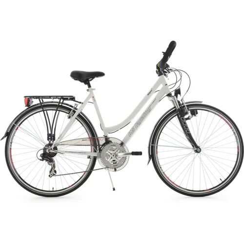 Ks Cycling 28  Zoll Trekkingrad Damenfahrrad Vegas 21 Gänge Weiß (Größe: 53 Cm)