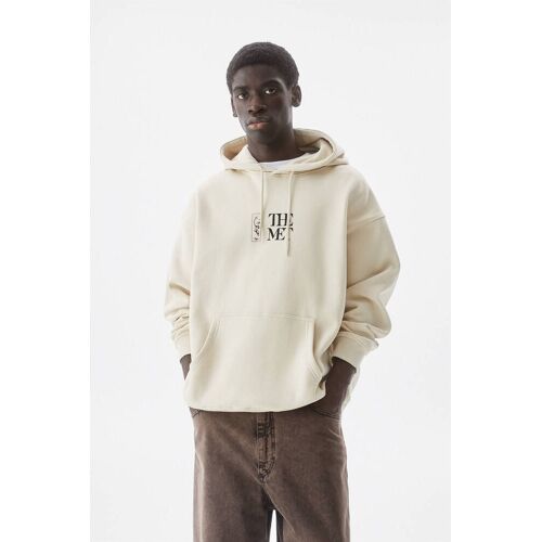 Pull&Bear Hoodie The Met Michelangelo - BEIGE - male - Size: M