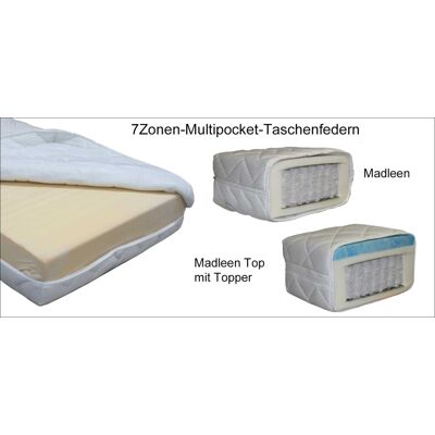 Kretschmar Madleen 7Zonen-Multipocket-Taschenfederkernmatratze 180x200 cm ind... Kretschmar Madleen 7Zonen-Multipocket-Taschenfederkernmatratze 180x200 cm ind...