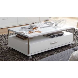 MCA Furniture Trento Couchtisch weiß mit Schublade MCA Furniture Trento Couchtisch weiß mit Schublade