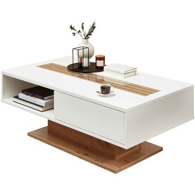 Wohn-Concept GmbH Fresno Couchtisch weiß eiche Wohn-Concept GmbH Fresno Couchtisch weiß eiche