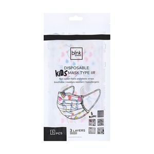 blnk GmbH BLNK Disposable Kids Mask Type IIR Girls MixPack 5 Stück