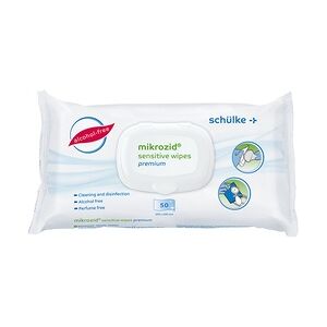 Schülke MIKROZID sensitive wipes premium Des.MP+Flä.Softp. 50 Stück