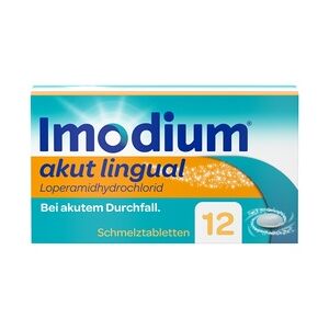 Johnson & Johnson Imodium akut lingual Schmelztabletten 12 Stück