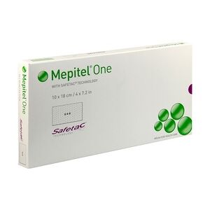 Mölnlycke Health Care GmbH MEPITEL One 10x18 cm Silikon Netzverband 10 Stück