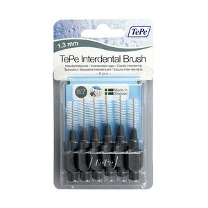 TEPE Interdentalbürste 1,3mm grau 6 Stück