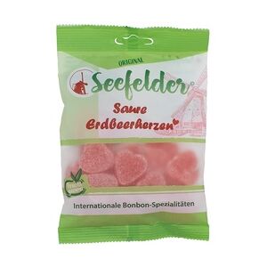 SEEFELDER saure Erdbeerherzen KDA 100 Gramm