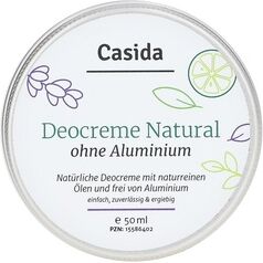 Casida GmbH DEO CREME ohne Aluminium natural 50 Milliliter