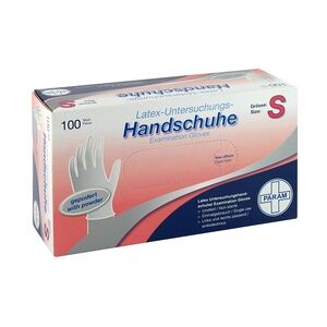 PARAM HANDSCHUHE Einmal Latex gepudert S 100 Stück