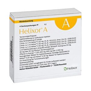 HELIXOR Heilmittel GmbH HELIXOR A Serienpackung IV Ampullen 4x7 Stück