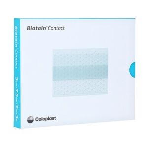 Coloplast BIATAIN Contact Silik.Kont.Aufl.5x7,5 cm n.haft. 10 Stück
