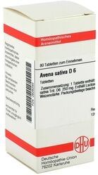 DHU-ARZNEIMITTEL AVENA SATIVA D 6 Tabletten 80 Stück