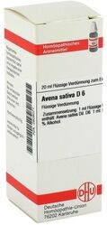 DHU-ARZNEIMITTEL AVENA SATIVA D 6 Dilution 20 Milliliter