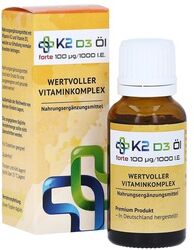 K2 Medical Care GmbH K2 D3 Öl forte 100 μg/1000 I.E. 20 Milliliter