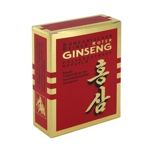 KGV Korea Ginseng Vertriebs GmbH Koreanischer Reiner Roter Ginseng Pulverextrakt Kapseln 30 Stück