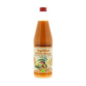 SALUS TOPVITAL Kurdrink Möhre-Mango Bio Schoenenberger 750 Milliliter