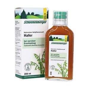 SALUS Hafer naturreiner Heilpflanzensaft Schoenenberger Saft 200 Milliliter