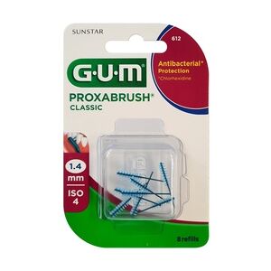 sunstar GUM Proxabrush Classic Ersatzbürsten 1,4 mm 8 Stück