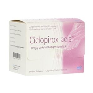 Acis Arzneimittel GmbH Ciclopirox acis 80mg/g Wirkstoffhaltiger Nagellack 3 Gramm