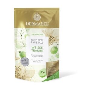 Klosterfrau DERMASEL TM Badesalz weiße Traube 400g+20ml 1 Packung