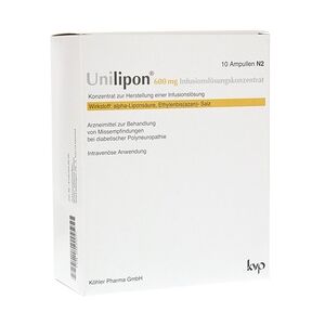 Köhler Pharma UNILIPON 600 Infusionslösungskonzentrat 1x10 Stück