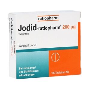 Jodid-ratiopharm 200μg Tabletten 100 Stück